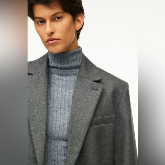 NWT Zara Limited Edition Wool Blazer in Dark Grey - Picture 4 of 9